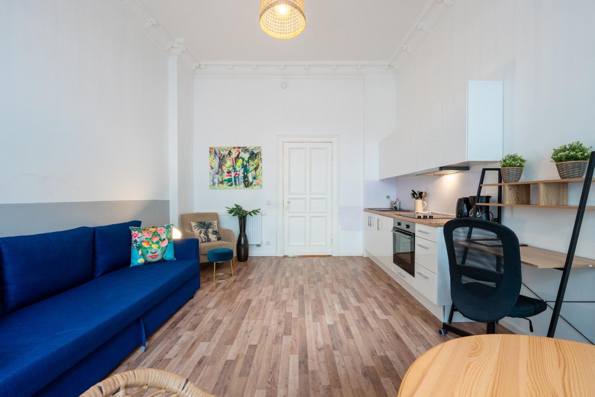 Modern, Central Flat With Workspace Berlin Exterior foto
